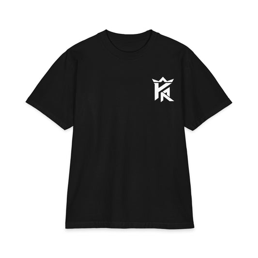 Angel Statue Graphic T‑Shirt — Retro Techno 'Forgive' Back Print