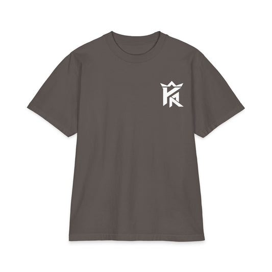 Angel Statue Graphic T‑Shirt — Retro Techno 'Forgive' Back Print