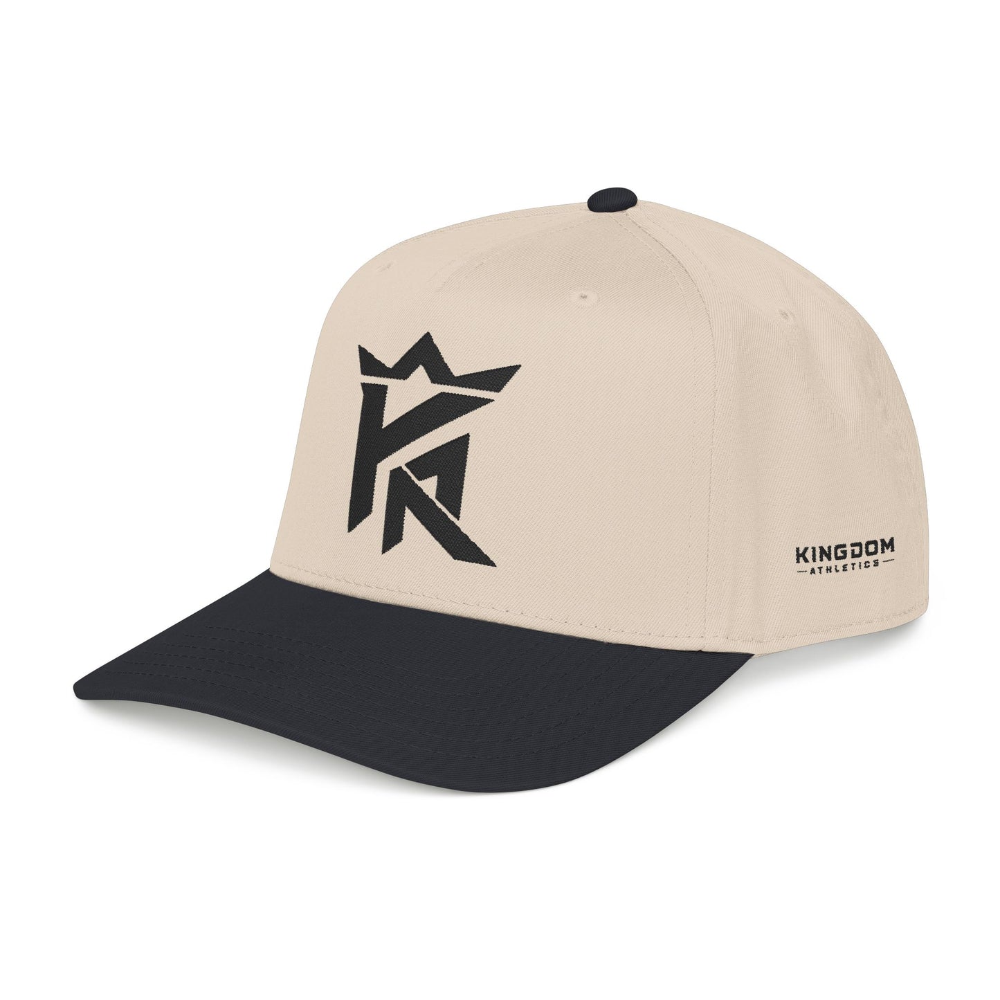 Kingdom Athletics Mid Profile Baseball Cap — Two-Tone Embroidered Snapback